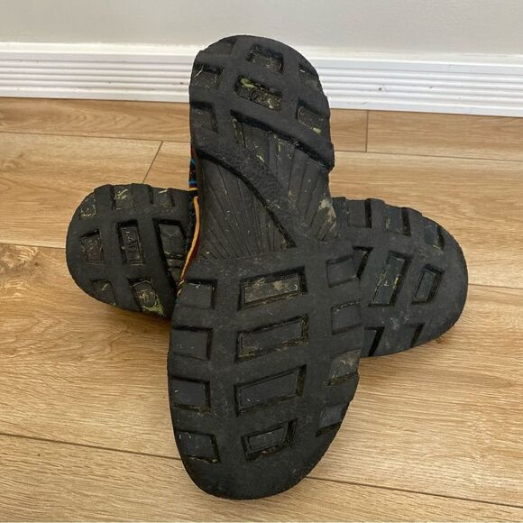 Kuna Print Eclectic Embroidered Lace Up Sneakers Womens Size 9 - Picture 5 of 5